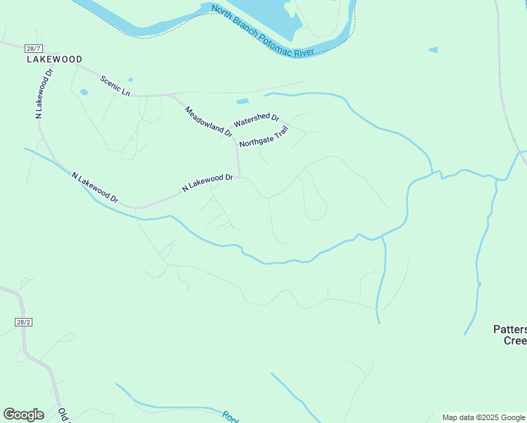 map of restaurants, bars, coffee shops, grocery stores, and more near 28 Stillwater Court in Ridgeley