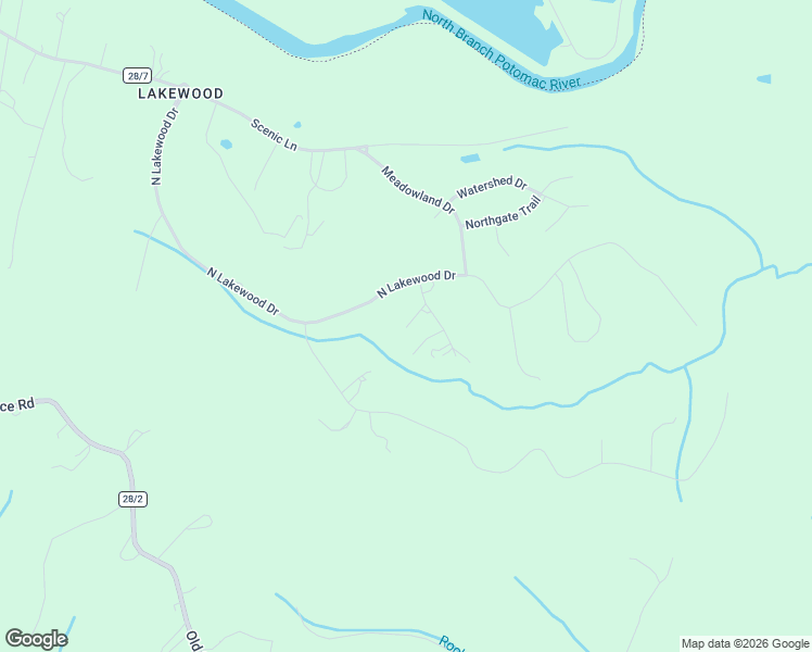 map of restaurants, bars, coffee shops, grocery stores, and more near 21 Catamaran Court in Ridgeley