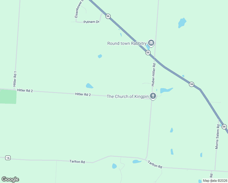map of restaurants, bars, coffee shops, grocery stores, and more near 6718 Hitler Road 2 in Circleville