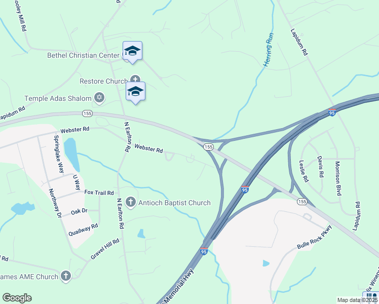 map of restaurants, bars, coffee shops, grocery stores, and more near 4226 Webster Road in Havre de Grace