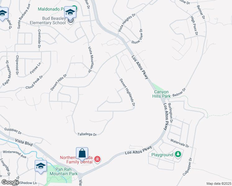 map of restaurants, bars, coffee shops, grocery stores, and more near 4395 Dancing Moon Way in Sparks