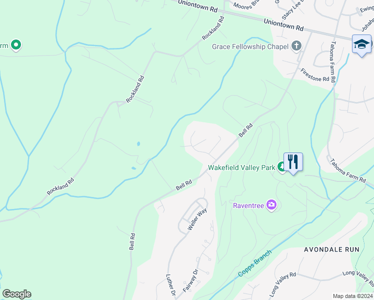 map of restaurants, bars, coffee shops, grocery stores, and more near 1204 Weymouth Street in Westminster