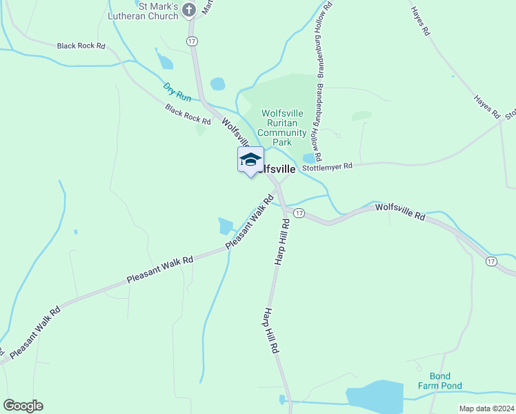 map of restaurants, bars, coffee shops, grocery stores, and more near 12432 Pleasant Walk Road in Myersville