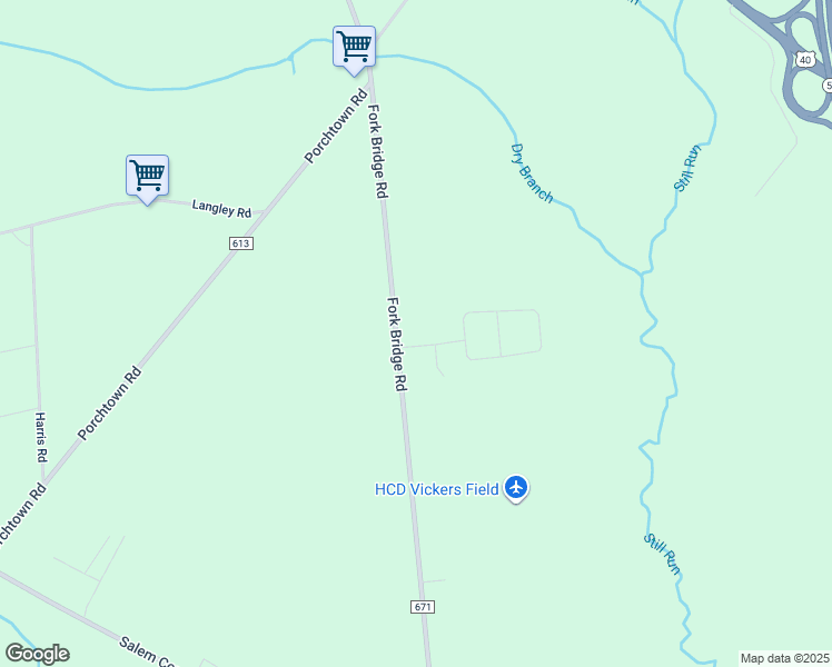 map of restaurants, bars, coffee shops, grocery stores, and more near 4 Columbine Drive in Pittsgrove