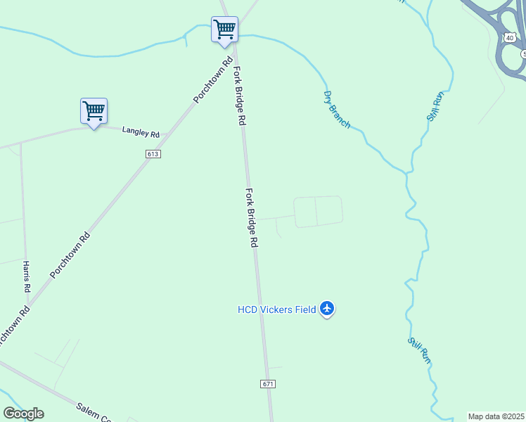 map of restaurants, bars, coffee shops, grocery stores, and more near 4 Columbine Drive in Pittsgrove