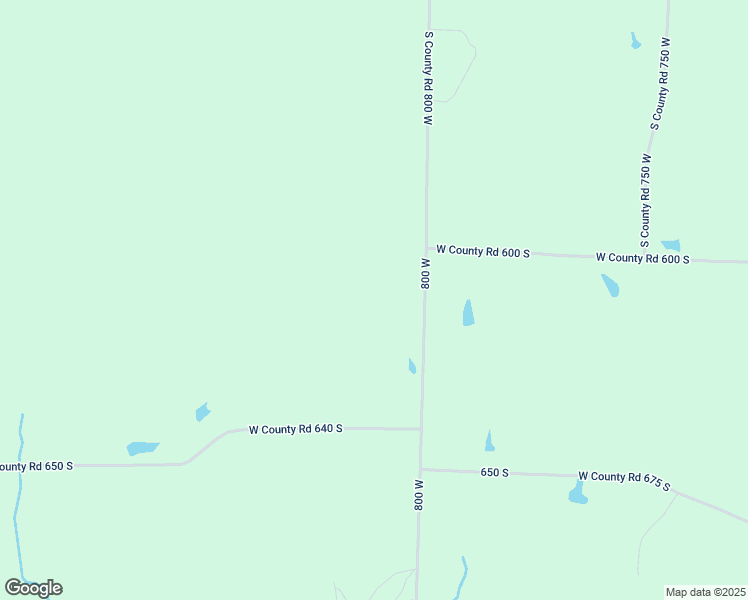 map of restaurants, bars, coffee shops, grocery stores, and more near 6142 South County Road 800 West in Reelsville