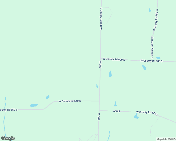 map of restaurants, bars, coffee shops, grocery stores, and more near 6142 South County Road 800 West in Reelsville