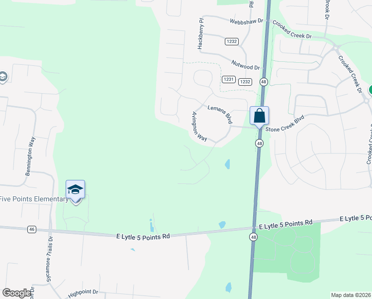 map of restaurants, bars, coffee shops, grocery stores, and more near 9361 Avingnon Way in Dayton