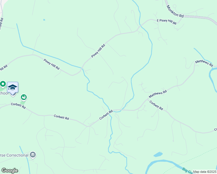map of restaurants, bars, coffee shops, grocery stores, and more near 1206 Corbett Road in Monkton