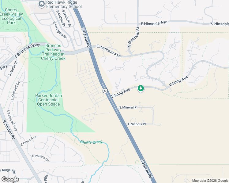 map of restaurants, bars, coffee shops, grocery stores, and more near 7761 South Pitkin Court in Centennial