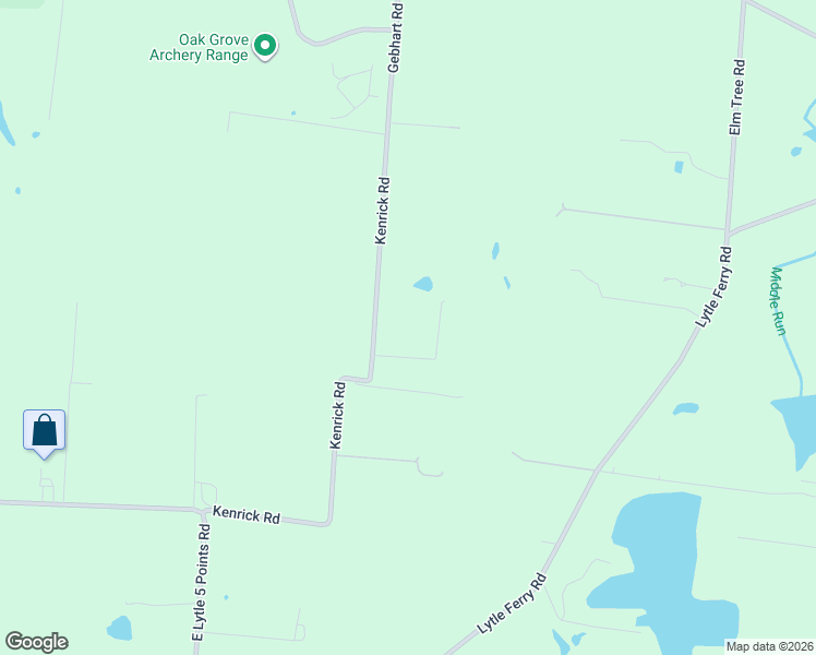 map of restaurants, bars, coffee shops, grocery stores, and more near 9600 Kenrick Road in Centerville