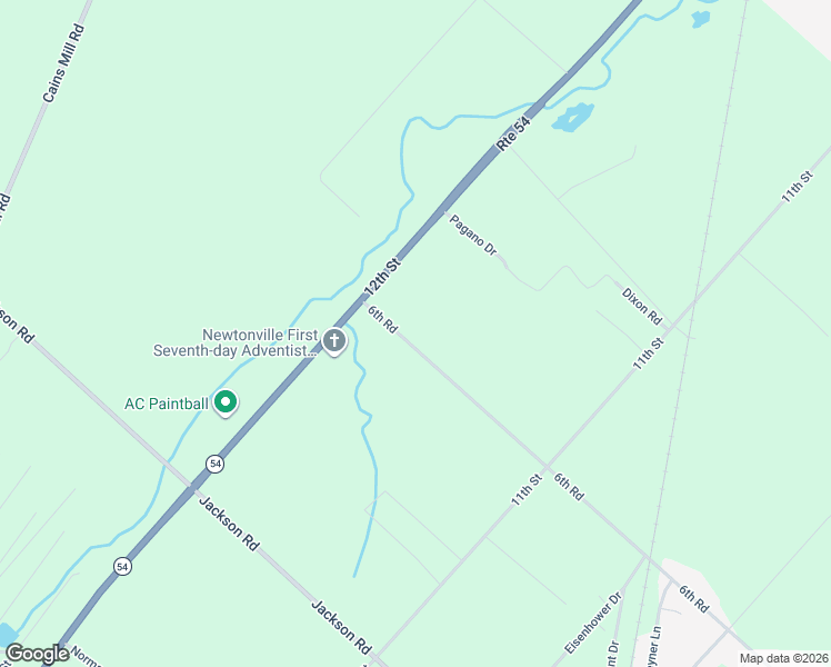 map of restaurants, bars, coffee shops, grocery stores, and more near 515 6th Road in Buena Vista Township