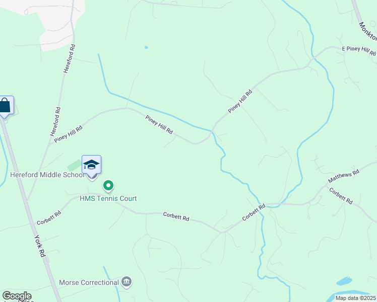 map of restaurants, bars, coffee shops, grocery stores, and more near 949 Piney Hill Road in Monkton