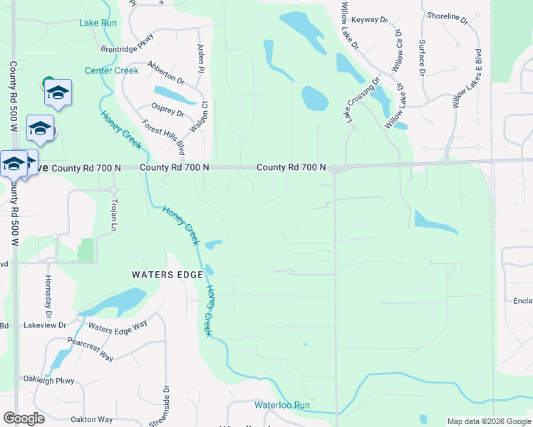 map of restaurants, bars, coffee shops, grocery stores, and more near 4465 Stones Crossing Road West in Greenwood