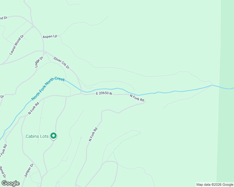 map of restaurants, bars, coffee shops, grocery stores, and more near North Fork Road in Sanpete County