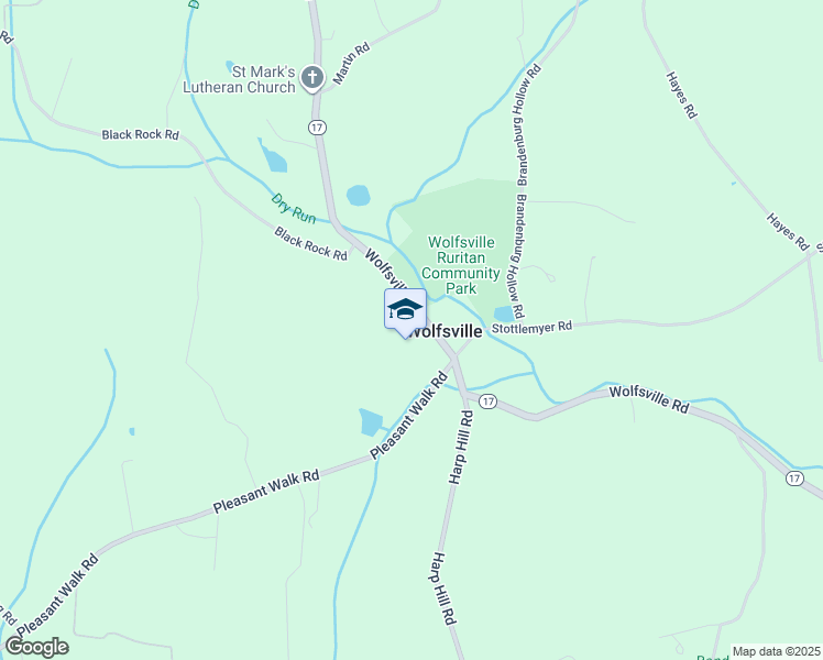 map of restaurants, bars, coffee shops, grocery stores, and more near 12520 Wolfsville Road in Myersville