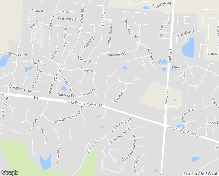 map of restaurants, bars, coffee shops, grocery stores, and more near 198 Sycamore Springs Drive in Springboro