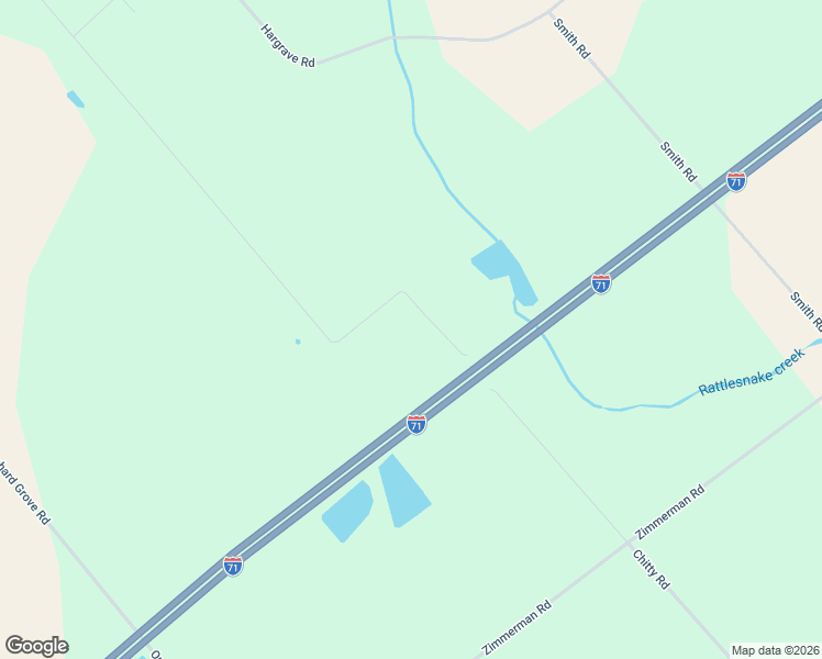 map of restaurants, bars, coffee shops, grocery stores, and more near 3391 Powers Road in Jamestown