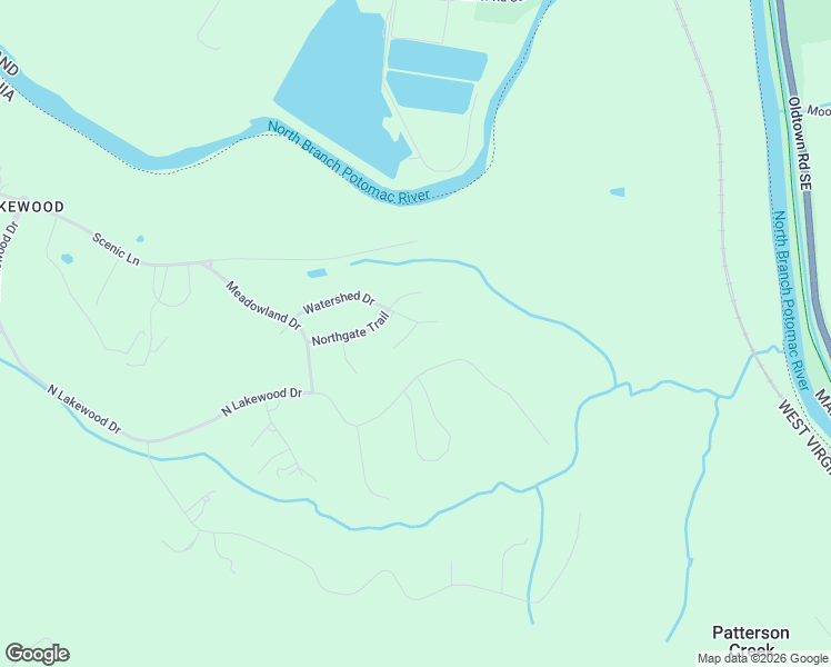 map of restaurants, bars, coffee shops, grocery stores, and more near 336 Watershed Drive in Ridgeley