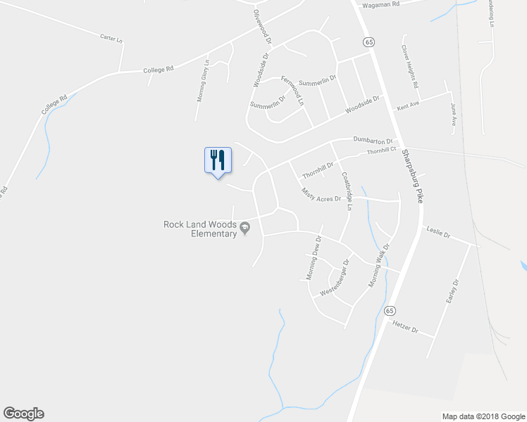 map of restaurants, bars, coffee shops, grocery stores, and more near 9511 Dumbarton Drive in Hagerstown