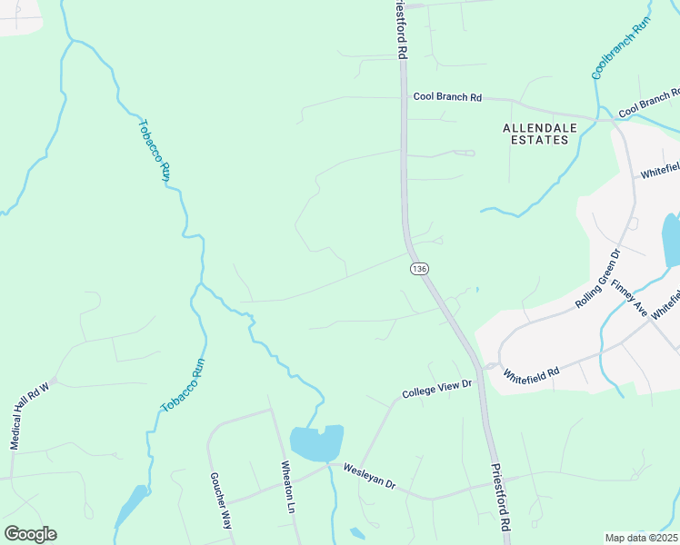 map of restaurants, bars, coffee shops, grocery stores, and more near 2822 Medical Hall Road in Churchville