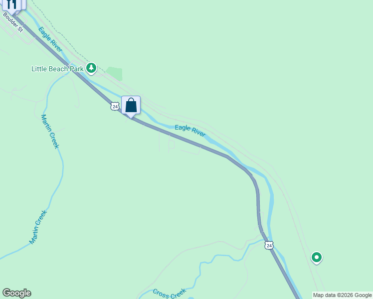 map of restaurants, bars, coffee shops, grocery stores, and more near 1251 Main Street in Minturn