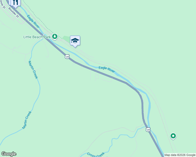 map of restaurants, bars, coffee shops, grocery stores, and more near 1251 Main Street in Minturn