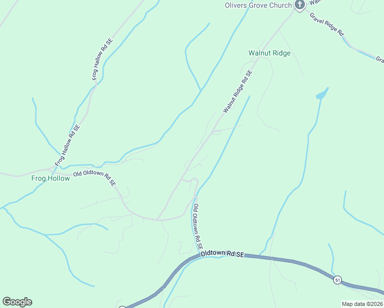 map of restaurants, bars, coffee shops, grocery stores, and more near 16101 Walnut Ridge Road Southeast in Oldtown