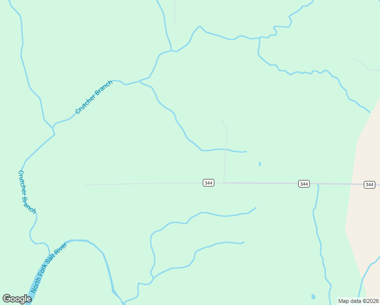 map of restaurants, bars, coffee shops, grocery stores, and more near County Road 344 in Stoutsville