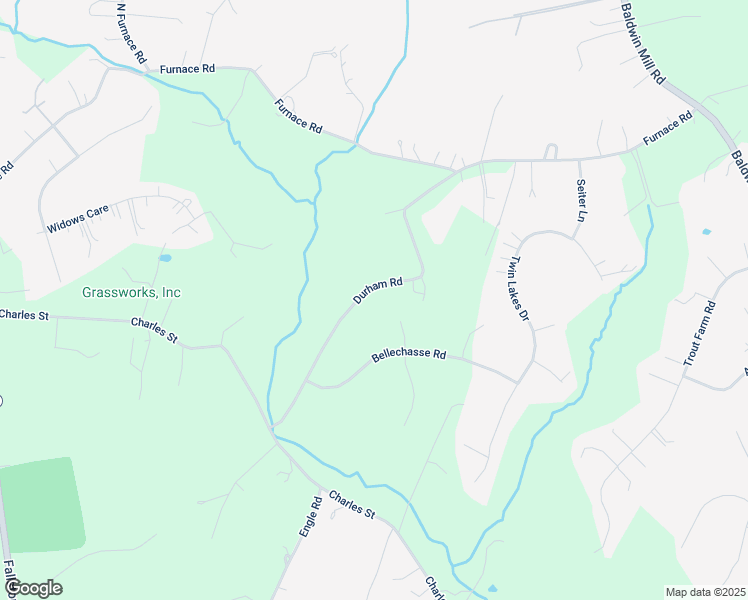 map of restaurants, bars, coffee shops, grocery stores, and more near 2047 Durham Road in Fallston