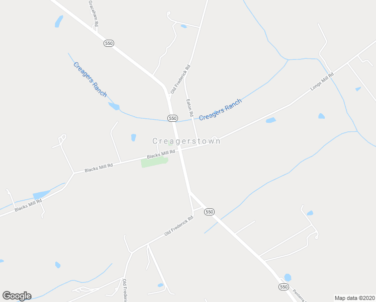 map of restaurants, bars, coffee shops, grocery stores, and more near 12439 Old Frederick Road in Rocky Ridge