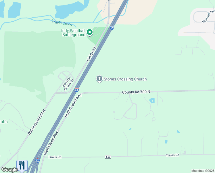 map of restaurants, bars, coffee shops, grocery stores, and more near 6880 Stones Crossing Road West in Greenwood
