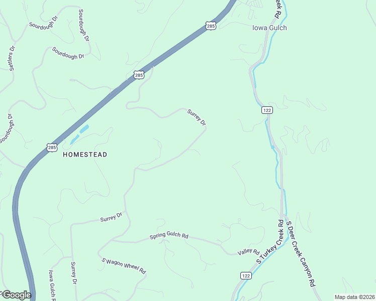 map of restaurants, bars, coffee shops, grocery stores, and more near 7692 Surrey Drive in Morrison