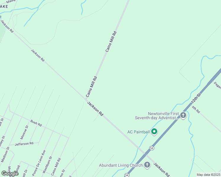 map of restaurants, bars, coffee shops, grocery stores, and more near 748 Cains Mill Road in Buena Vista Township