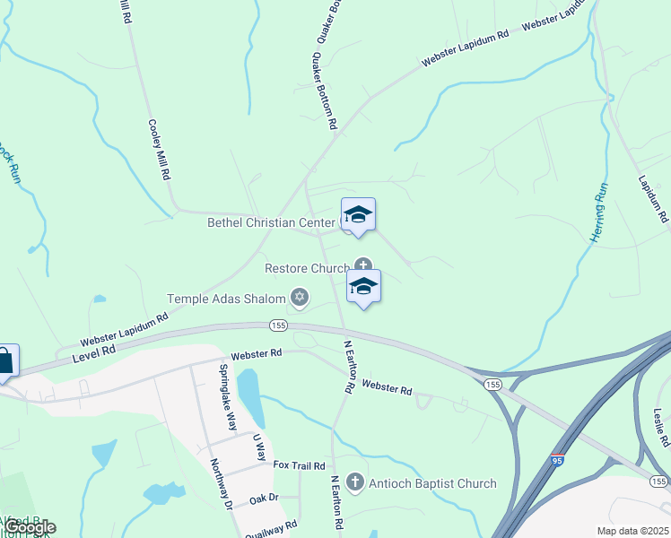 map of restaurants, bars, coffee shops, grocery stores, and more near 17 North Earlton Road Extension in Havre de Grace