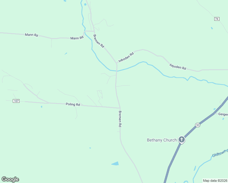 map of restaurants, bars, coffee shops, grocery stores, and more near 10391 Bremen Road in Logan