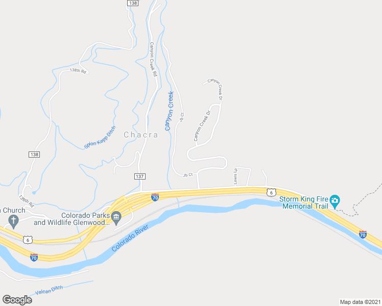 map of restaurants, bars, coffee shops, grocery stores, and more near 474 Canyon Creek Drive in Glenwood Springs