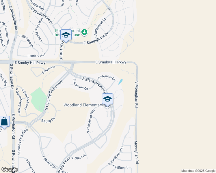 map of restaurants, bars, coffee shops, grocery stores, and more near 27707 East Kettle Place in Aurora