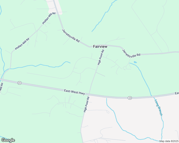 map of restaurants, bars, coffee shops, grocery stores, and more near 1203 Teaford Road in Forest Hill