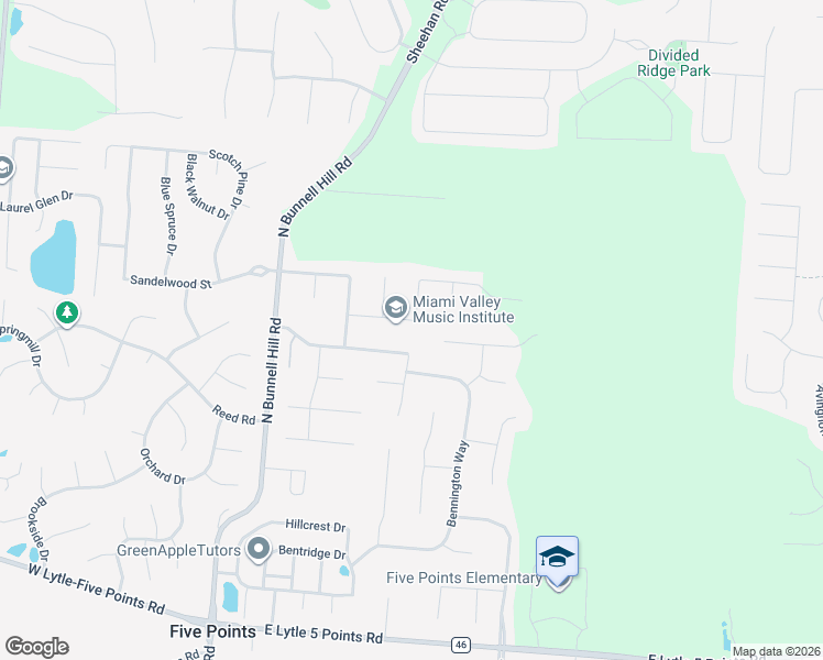 map of restaurants, bars, coffee shops, grocery stores, and more near 380 Belleclaire Hill in Centerville