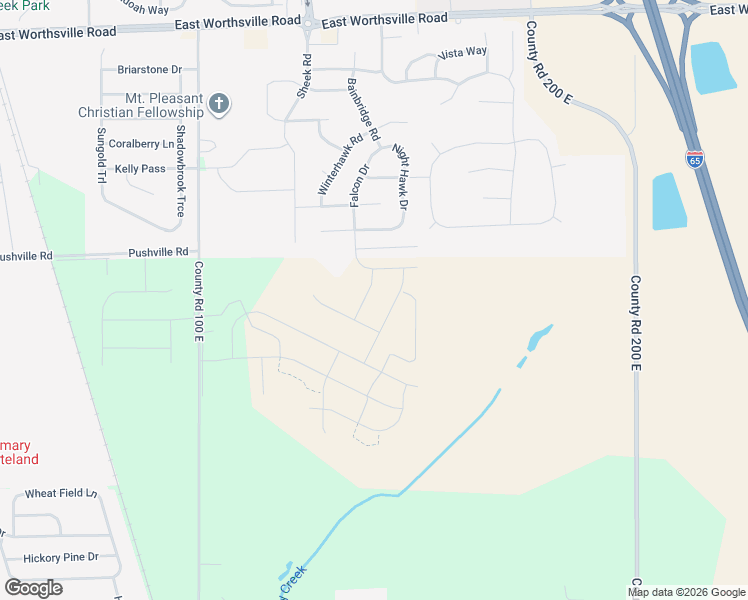 map of restaurants, bars, coffee shops, grocery stores, and more near 2489 South Emerson Avenue in Greenwood