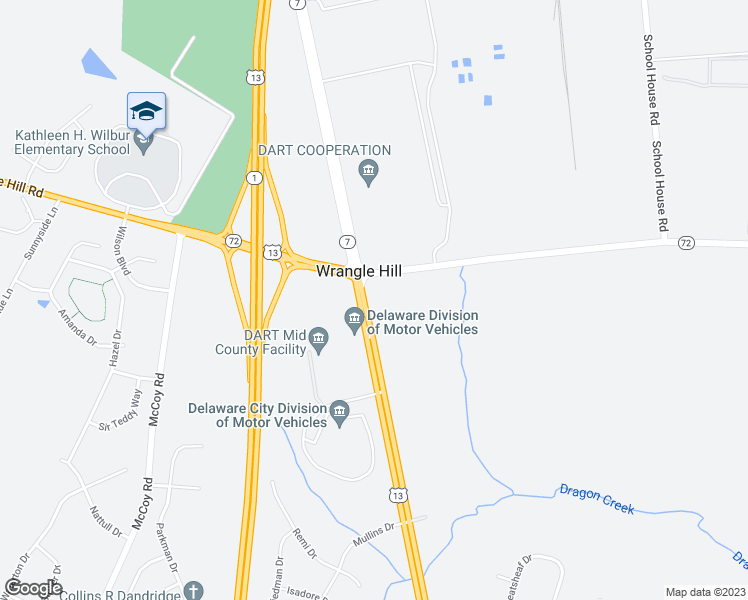 map of restaurants, bars, coffee shops, grocery stores, and more near 1402 N Dupont Hwy in Saint Georges
