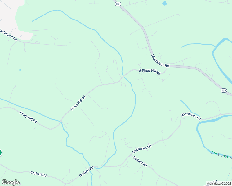map of restaurants, bars, coffee shops, grocery stores, and more near 1219 East Piney Hill Road in Monkton