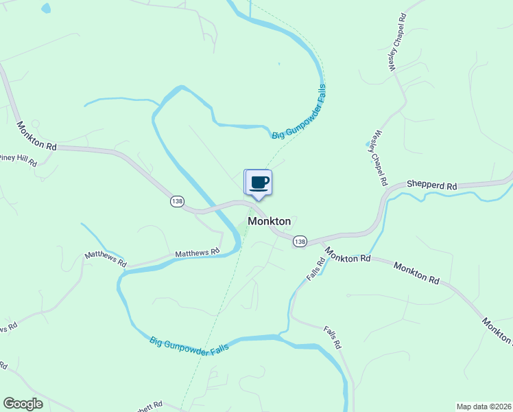 map of restaurants, bars, coffee shops, grocery stores, and more near 1834 Monkton Road in Monkton