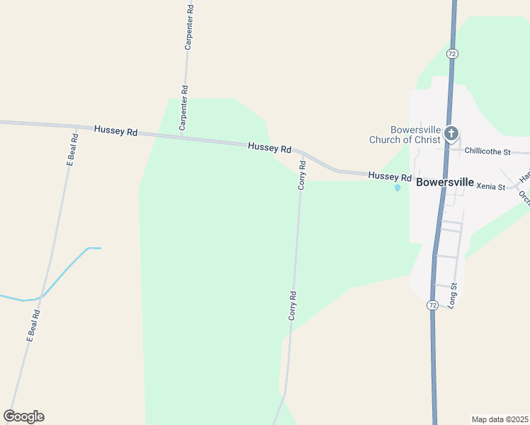 map of restaurants, bars, coffee shops, grocery stores, and more near 3223 Corry Road in Jamestown