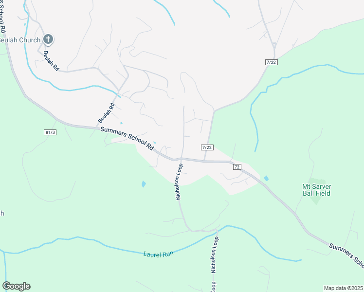 map of restaurants, bars, coffee shops, grocery stores, and more near 1323-1397 Summer School Rd in Morgantown
