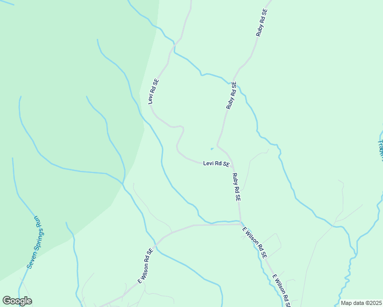 map of restaurants, bars, coffee shops, grocery stores, and more near 16004 Levi Road Southeast in Oldtown