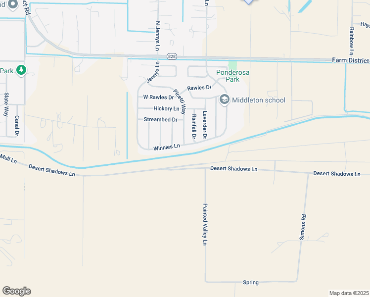 map of restaurants, bars, coffee shops, grocery stores, and more near 1381 Winnies Lane in Fernley