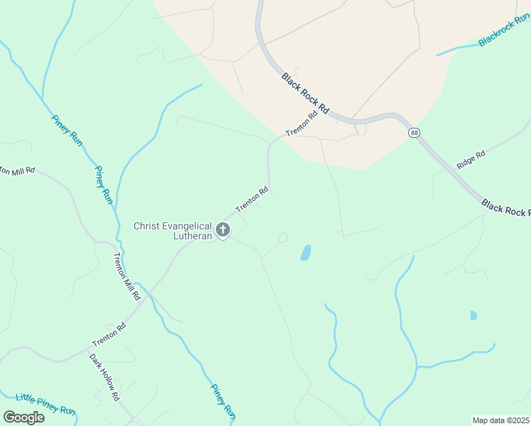 map of restaurants, bars, coffee shops, grocery stores, and more near 16625 Trenton Road in Upperco