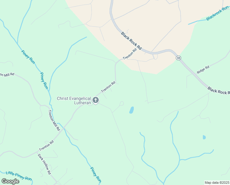 map of restaurants, bars, coffee shops, grocery stores, and more near 16625 Trenton Road in Upperco